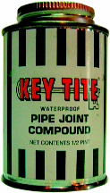 COMPOUND PIPE JOINT/GASKET KEYTITE 1 PINT KIT - Pipe